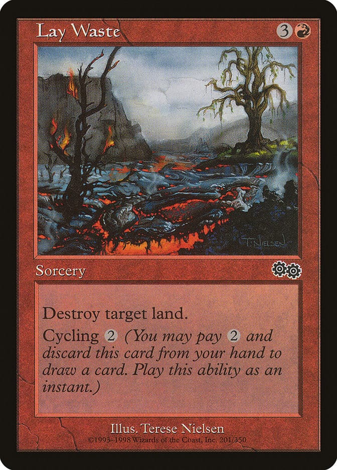 Lay Waste [Urza's Saga] Magic: The Gathering