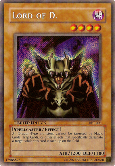 Lord of D. [BPT-004] Secret Rare Yu-Gi-Oh!