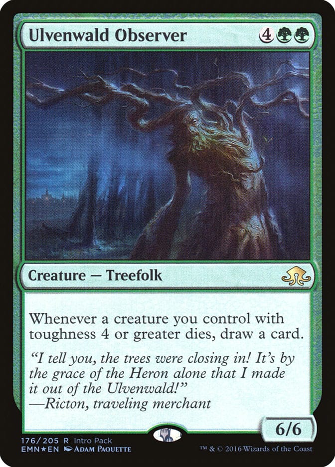Ulvenwald Observer (Intro Pack) [Eldritch Moon Promos] Magic: The Gathering