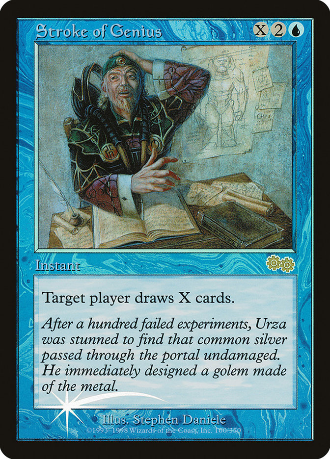 Stroke of Genius [Judge Gift Cards 1998] Magic: The Gathering