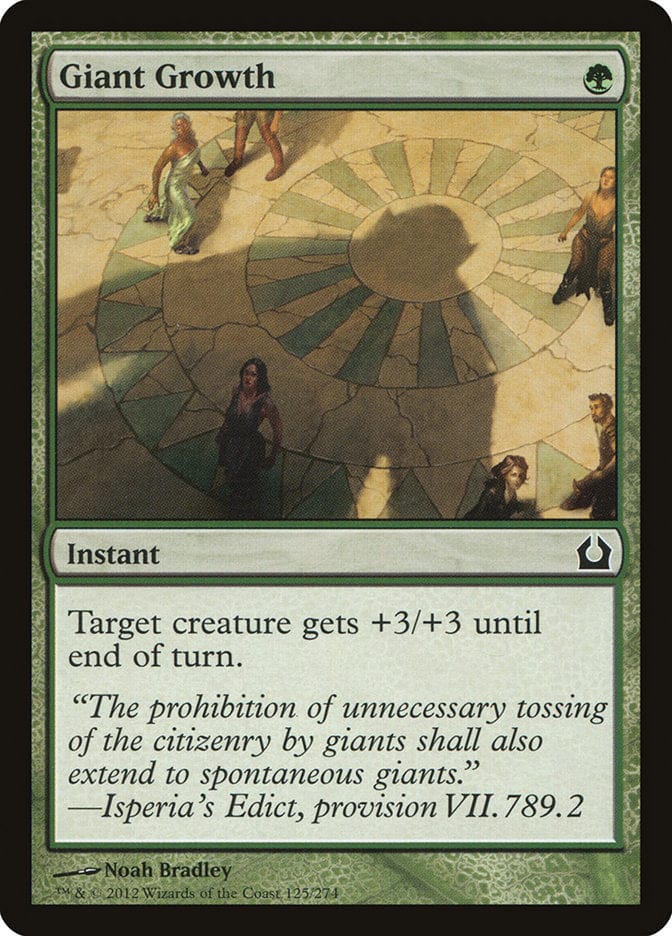 Giant Growth [Return to Ravnica] Magic: The Gathering
