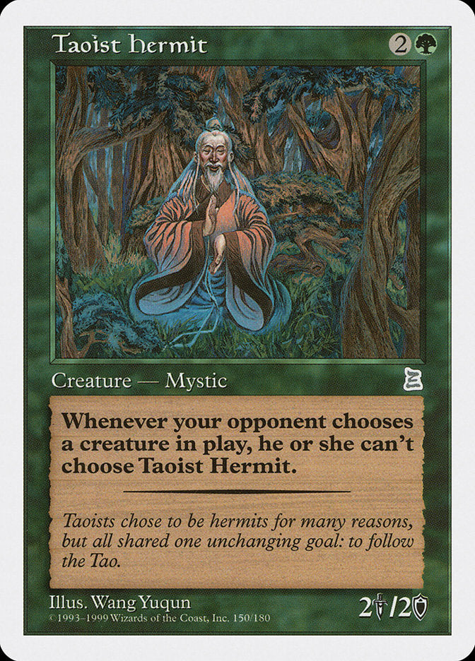 Taoist Hermit [Portal Three Kingdoms] Magic: The Gathering