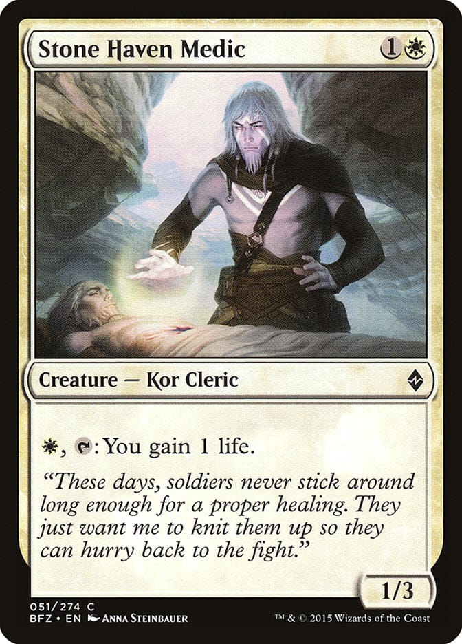 Stone Haven Medic [Battle for Zendikar] Magic: The Gathering