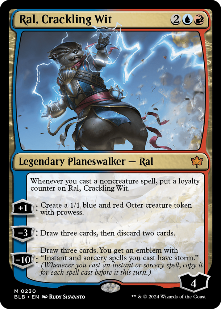 Ral, Crackling Wit [Bloomburrow] Magic: The Gathering
