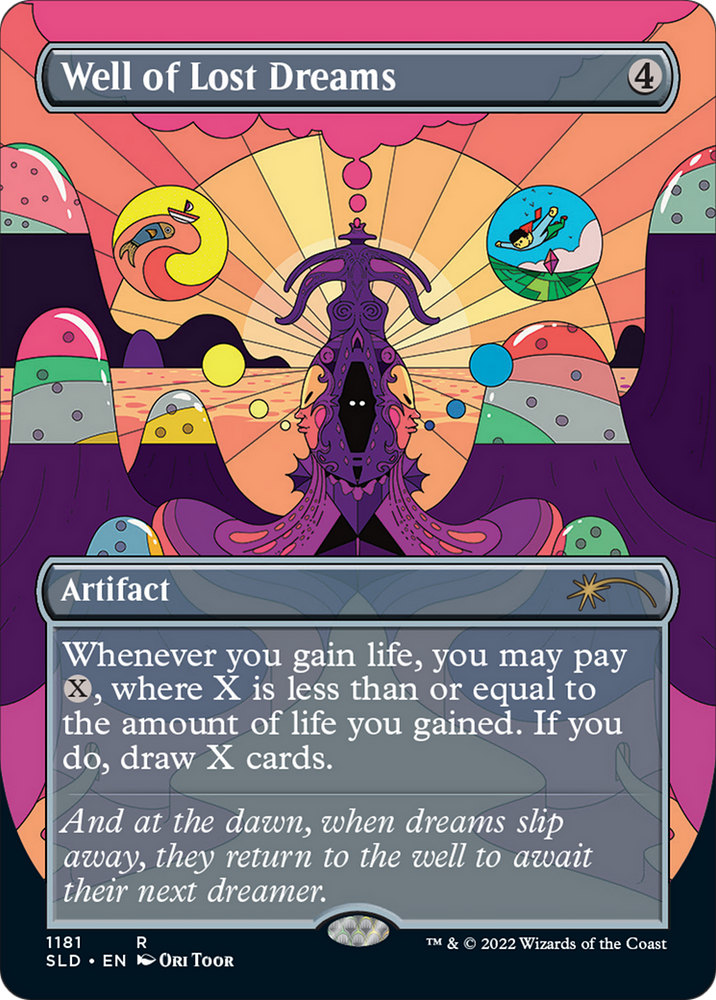 Well of Lost Dreams (1181) (Borderless) [Secret Lair Drop Series] Magic: The Gathering