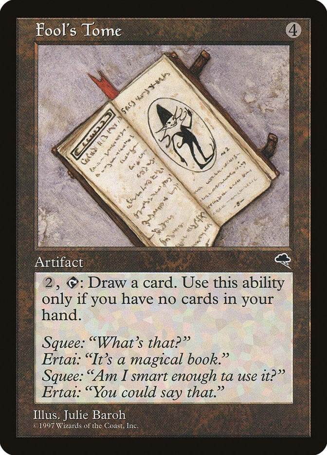 Fool's Tome [Tempest] Magic: The Gathering