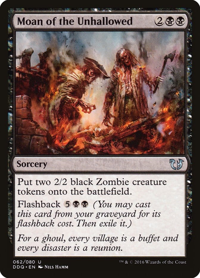 Moan of the Unhallowed [Duel Decks: Blessed vs. Cursed] Magic: The Gathering