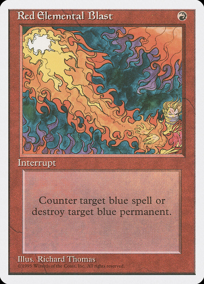 Red Elemental Blast [Fourth Edition] Magic: The Gathering