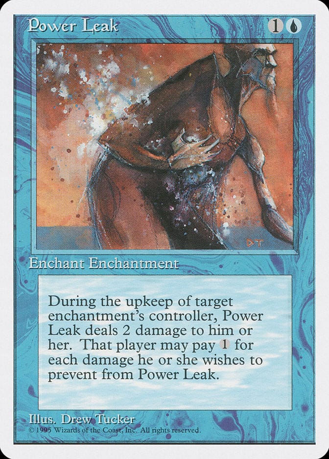 Power Leak [Fourth Edition] Magic: The Gathering