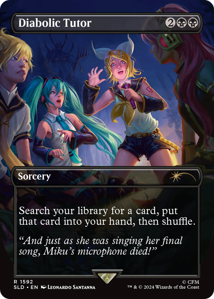 Diabolic Tutor (1592) [Secret Lair Drop Series] Magic: The Gathering