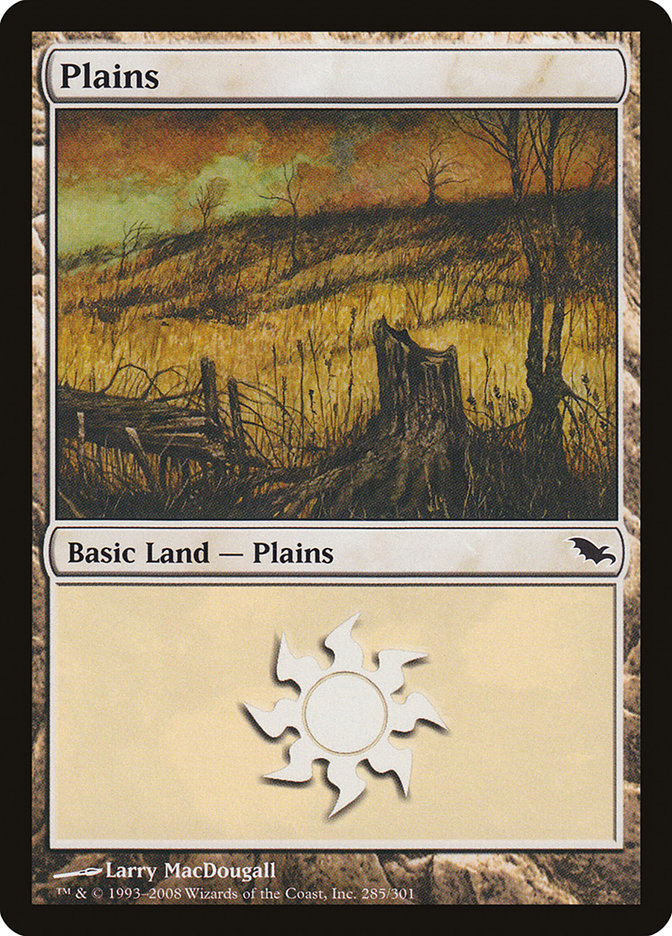 Plains (285) [Shadowmoor] Magic: The Gathering