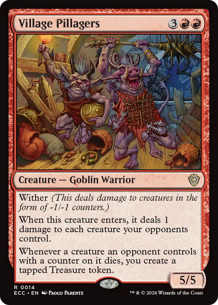 Village Pillagers [Lorwyn Eclipsed Commander] Magic: The Gathering