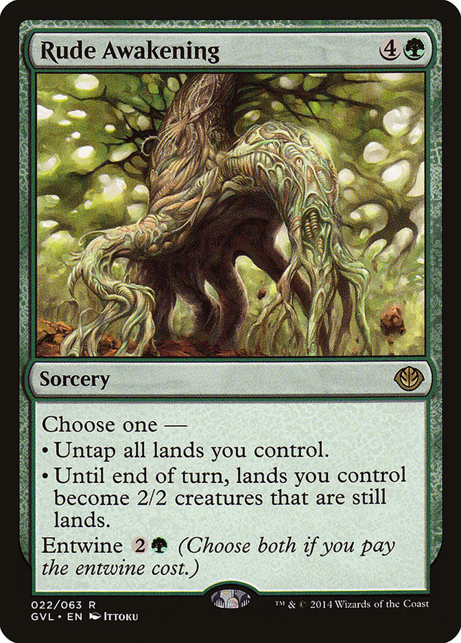 Rude Awakening (Garruk vs. Liliana) [Duel Decks Anthology] Magic: The Gathering