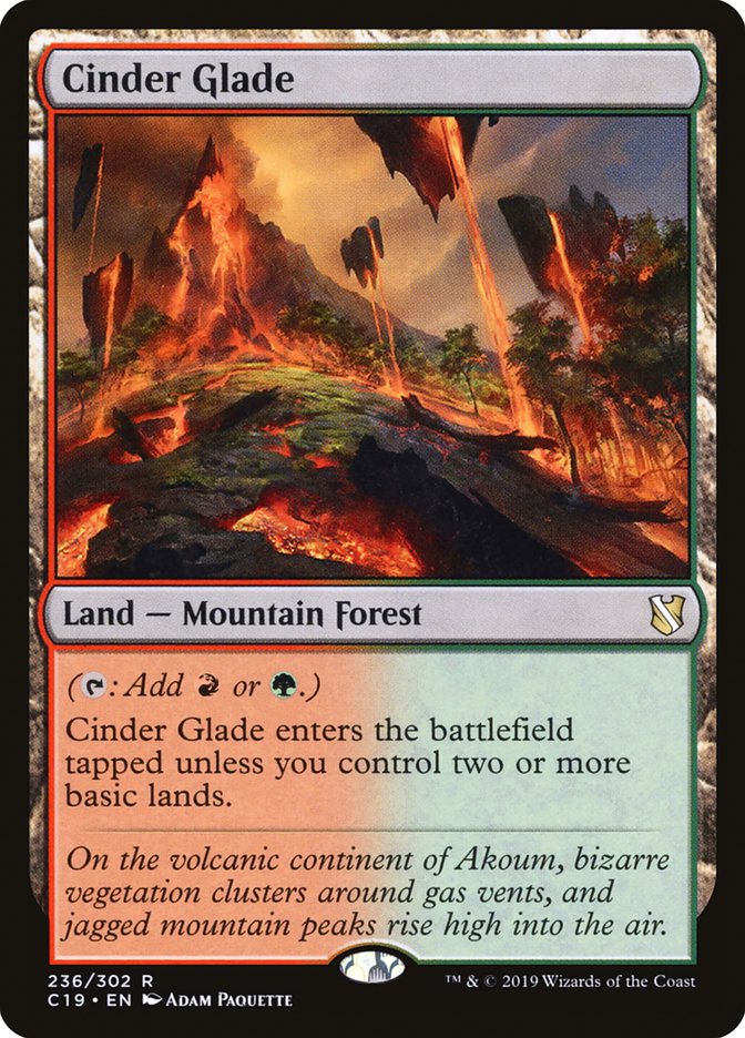 Cinder Glade [Commander 2019] Magic: The Gathering