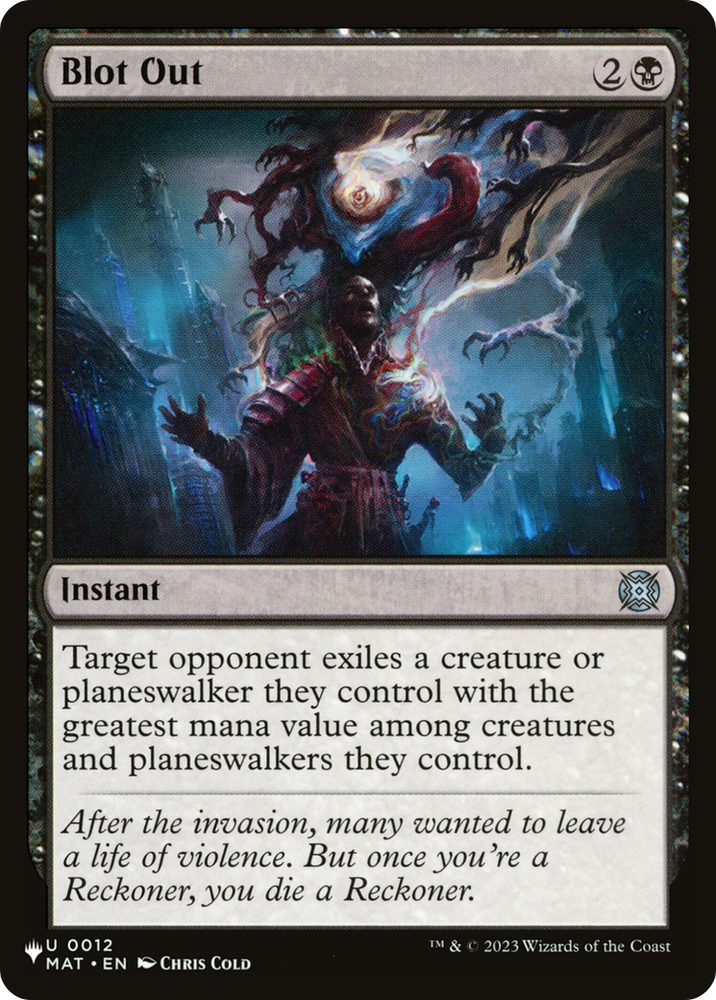Blot Out [The List] Magic: The Gathering