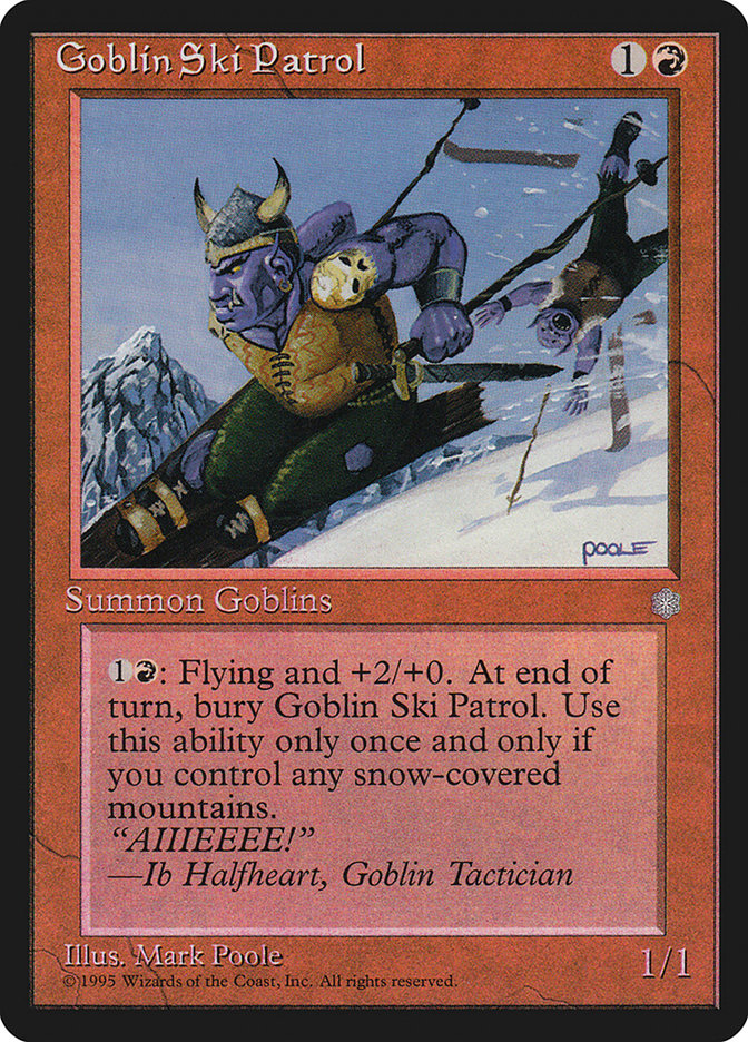 Goblin Ski Patrol [Ice Age] Magic: The Gathering