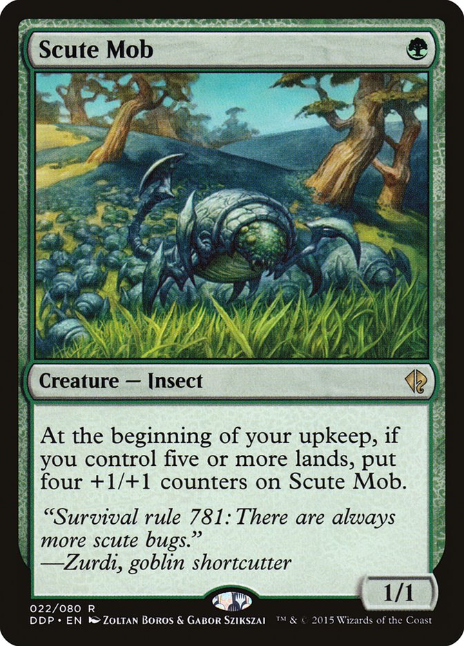 Scute Mob [Duel Decks: Zendikar vs. Eldrazi] Magic: The Gathering