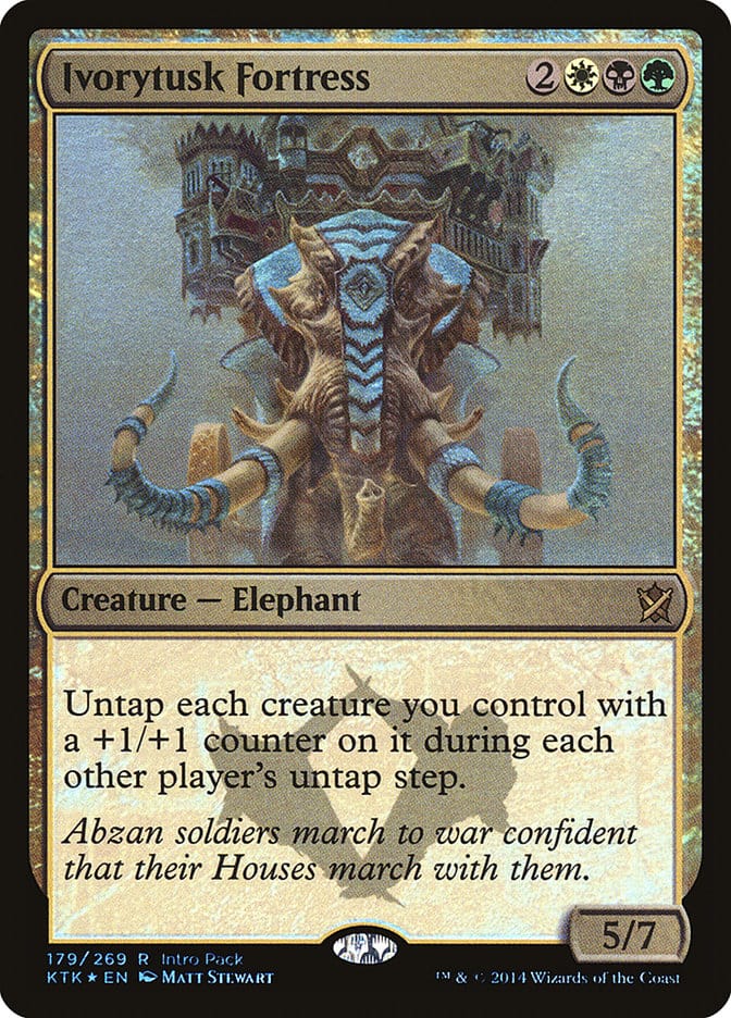 Ivorytusk Fortress (Intro Pack) [Khans of Tarkir Promos] Magic: The Gathering