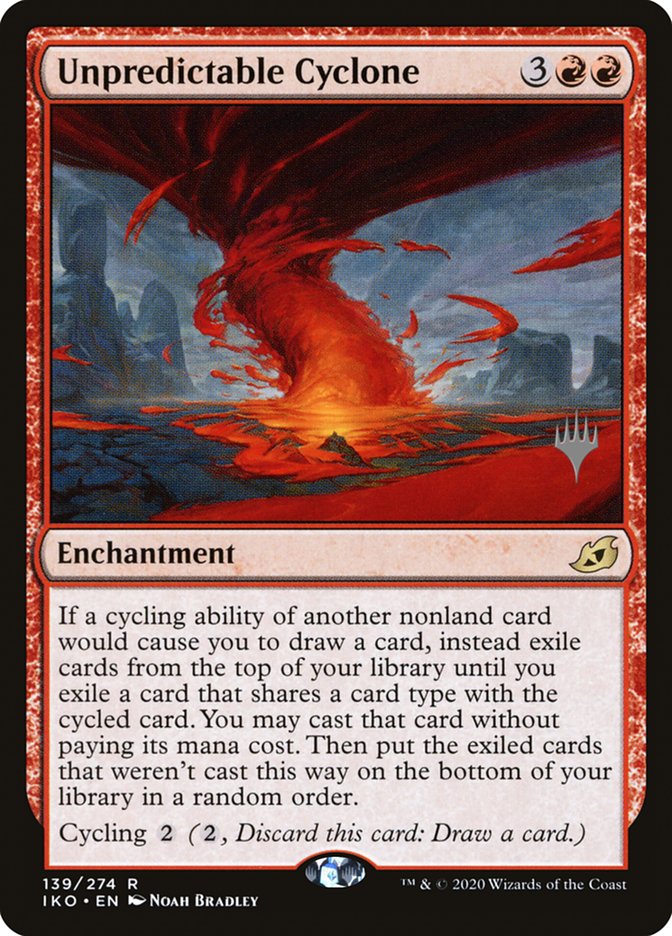 Unpredictable Cyclone (Promo Pack) [Ikoria: Lair of Behemoths Promos] Magic: The Gathering