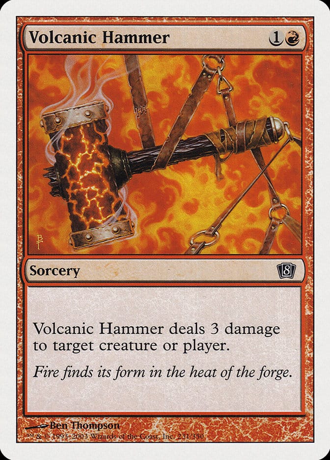 Volcanic Hammer [Eighth Edition] Magic: The Gathering