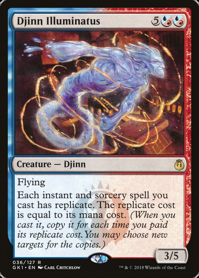 Djinn Illuminatus [Guilds of Ravnica Guild Kit] Magic: The Gathering
