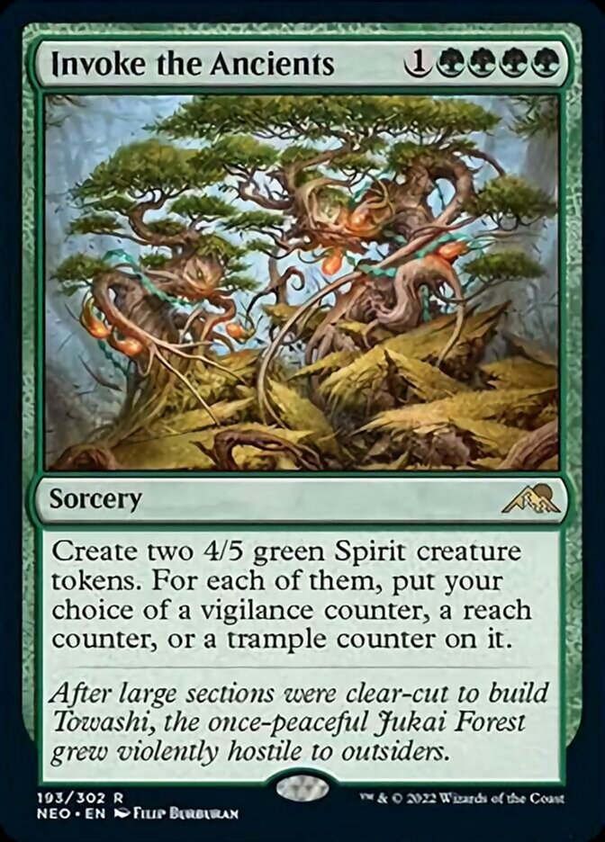 Invoke the Ancients [Kamigawa: Neon Dynasty] Magic: The Gathering