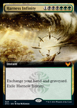 Harness Infinity (Extended Art) [Strixhaven: School of Mages] Magic: The Gathering