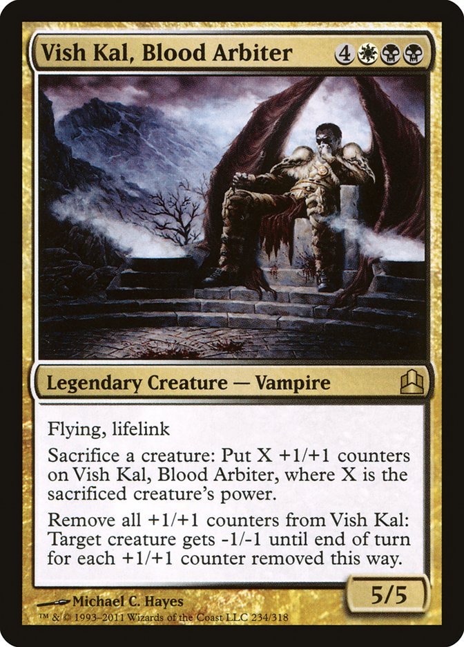 Vish Kal, Blood Arbiter [Commander 2011] Magic: The Gathering