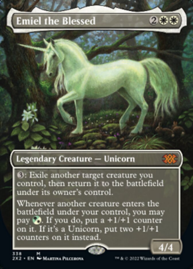 Emiel the Blessed (Borderless Alternate Art) [Double Masters 2022] Magic: The Gathering