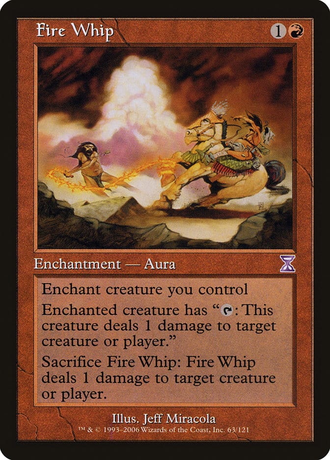 Fire Whip [Time Spiral Timeshifted] Magic: The Gathering