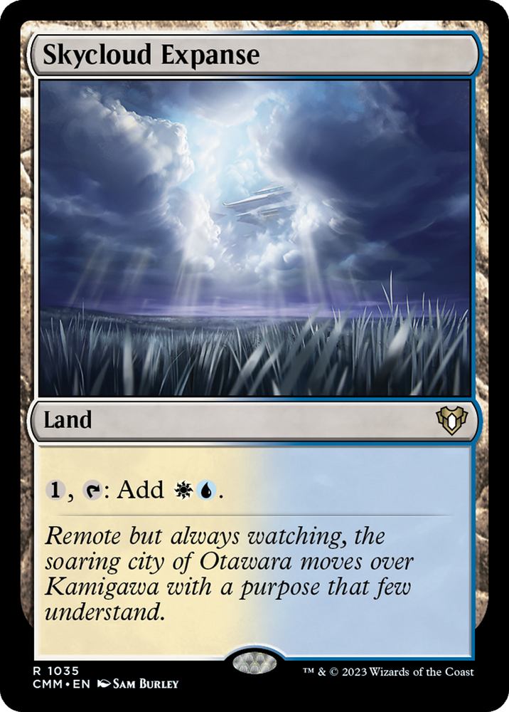 Skycloud Expanse [Commander Masters] Magic: The Gathering