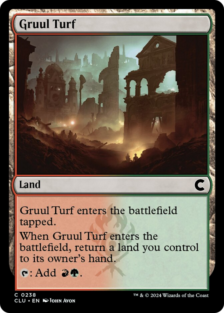 Gruul Turf [Ravnica: Clue Edition] Magic: The Gathering