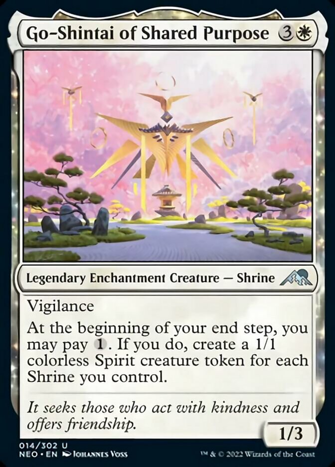 Go-Shintai of Shared Purpose [Kamigawa: Neon Dynasty] Magic: The Gathering