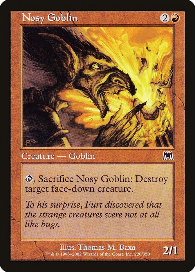 Nosy Goblin [Onslaught] Magic: The Gathering