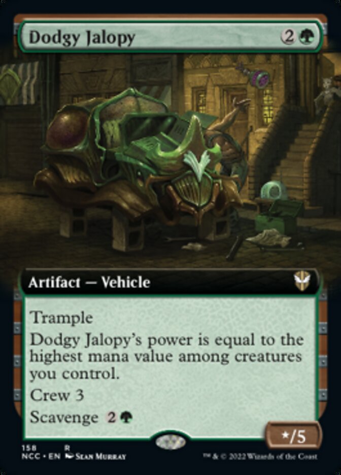 Dodgy Jalopy (Extended Art) [Streets of New Capenna Commander] Magic: The Gathering