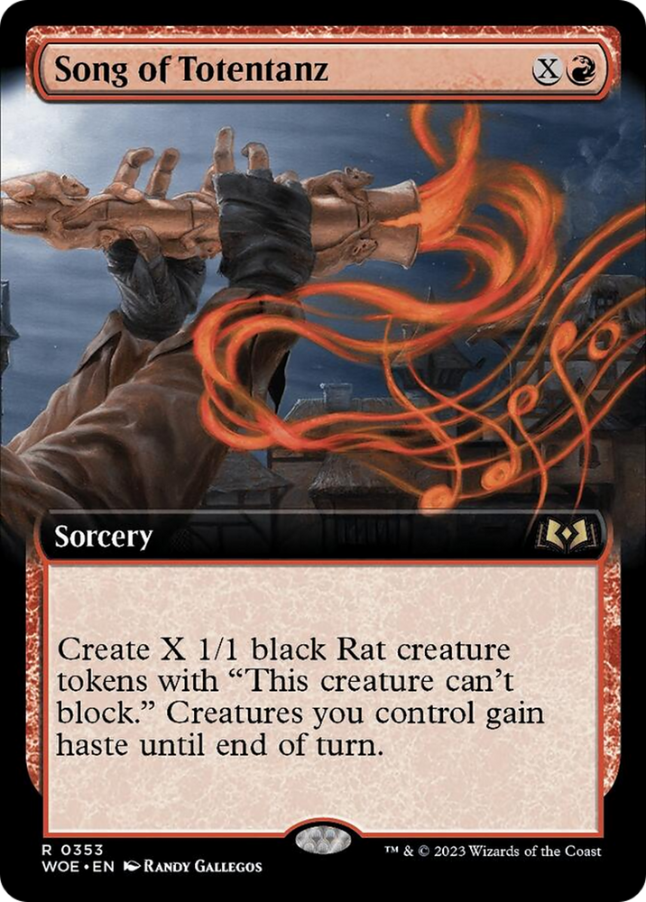 Song of Totentanz (Extended Art) [Wilds of Eldraine] Magic: The Gathering