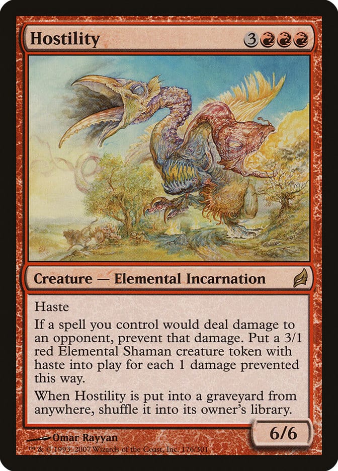 Hostility [Lorwyn] Magic: The Gathering