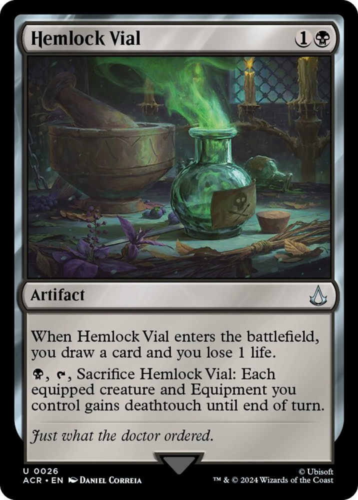 Hemlock Vial [Assassin's Creed] Magic: The Gathering