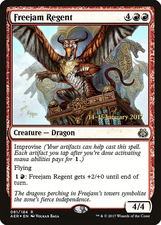 Freejam Regent [Aether Revolt Prerelease Promos] Magic: The Gathering