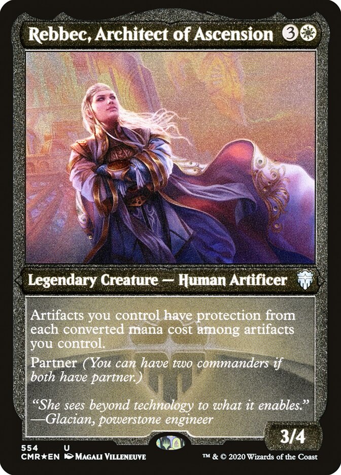 Rebbec, Architect of Ascension (Etched) [Commander Legends] Magic: The Gathering