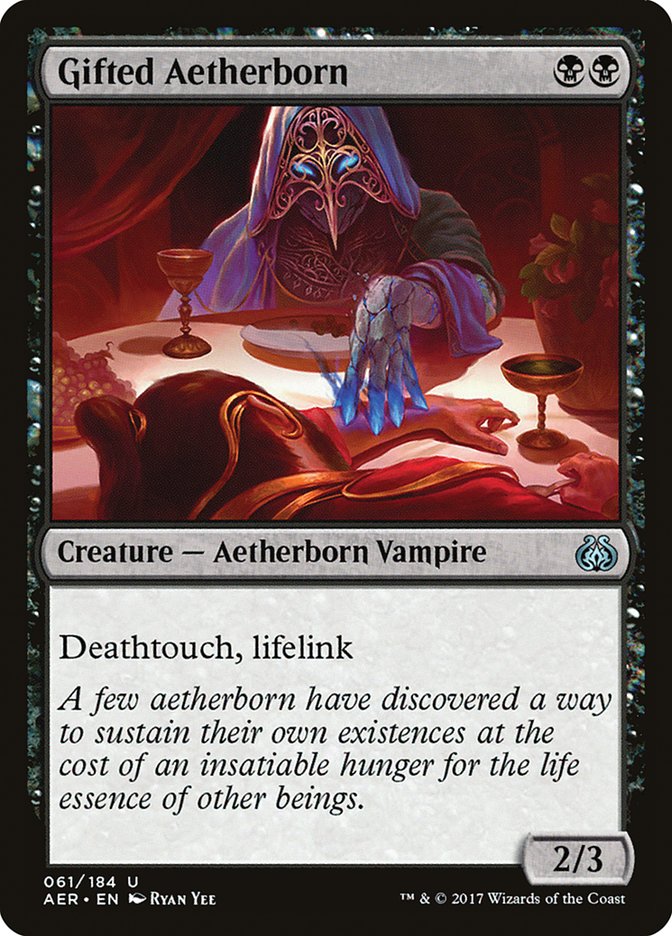 Gifted Aetherborn [Aether Revolt] Magic: The Gathering