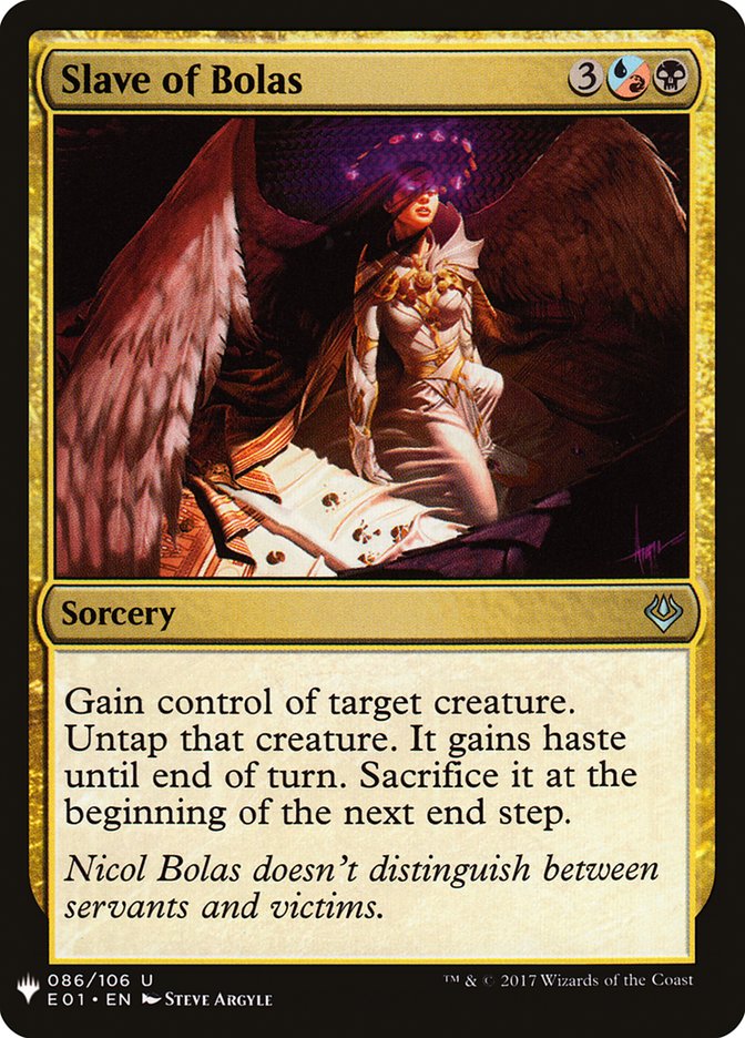 Slave of Bolas [Mystery Booster] Magic: The Gathering