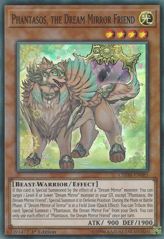 Phantasos, the Dream Mirror Friend [CHIM-EN085] Super Rare - Yugioh Cards For Your TCG Needs!