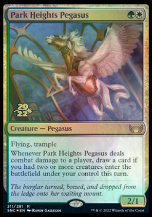 Park Heights Pegasus [Streets of New Capenna Prerelease Promos] Magic: The Gathering