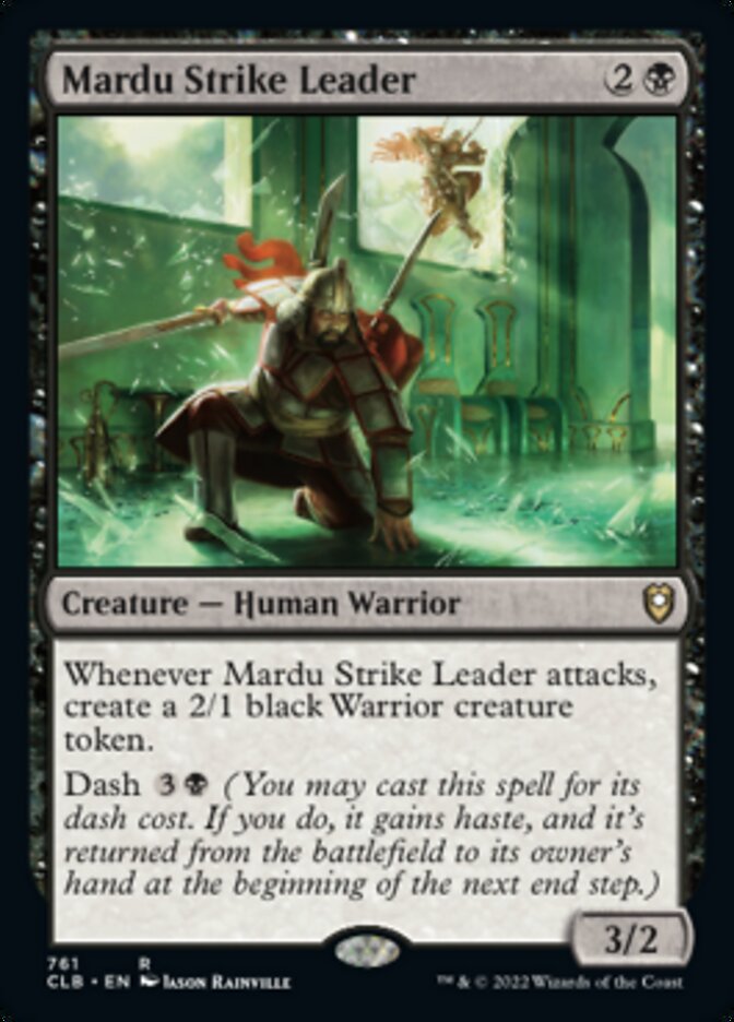 Mardu Strike Leader [Commander Legends: Battle for Baldur's Gate] Magic: The Gathering