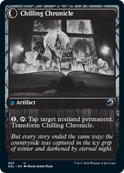 Mysterious Tome // Chilling Chronicle [Innistrad: Double Feature] Magic: The Gathering