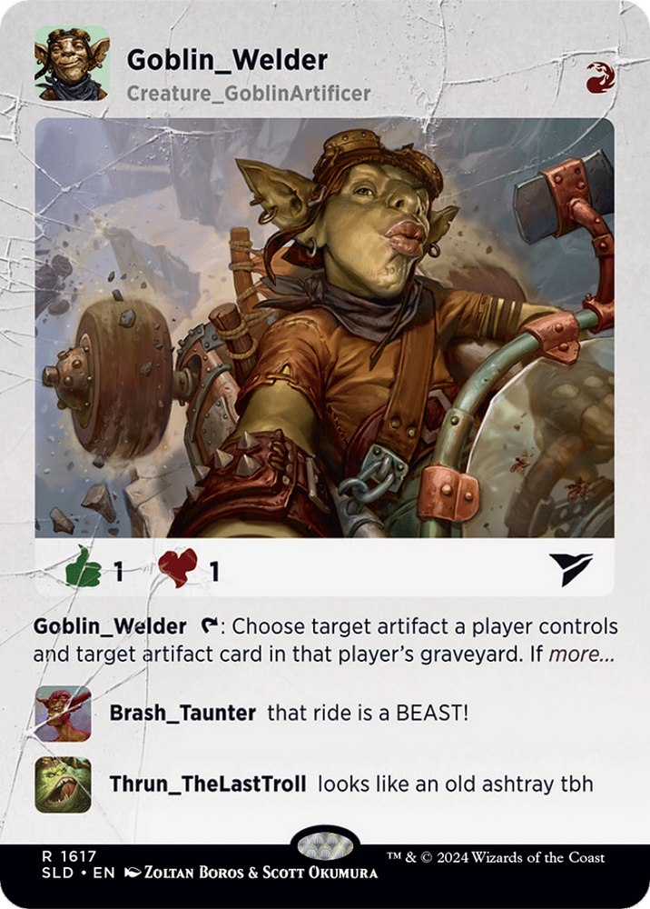 Goblin Welder [Secret Lair Drop Series] Magic: The Gathering