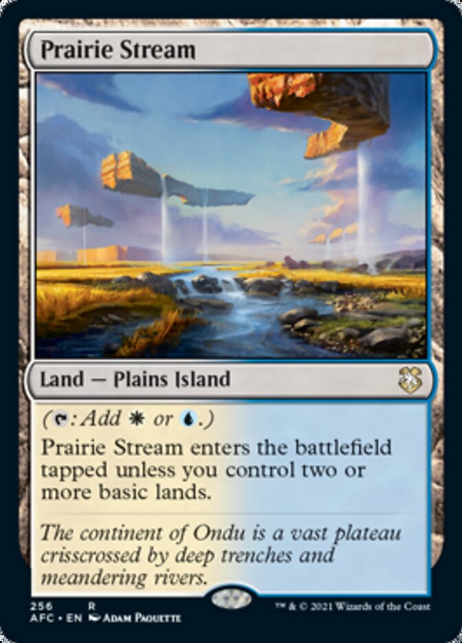 Prairie Stream [Dungeons & Dragons: Adventures in the Forgotten Realms Commander] Magic: The Gathering
