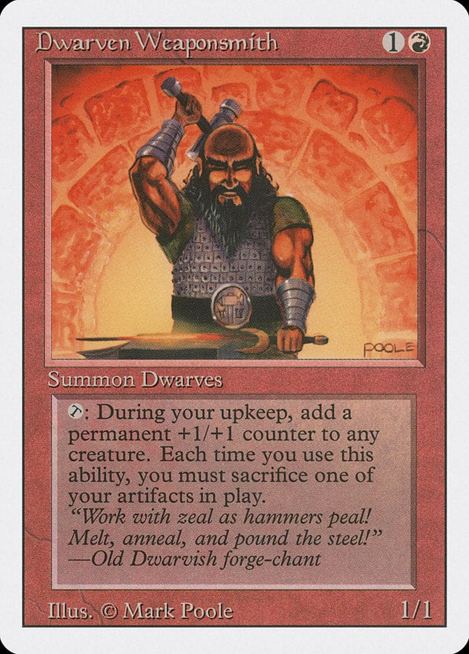 Dwarven Weaponsmith [Revised Edition] Magic: The Gathering