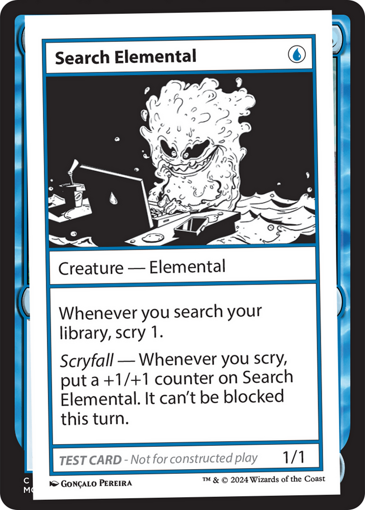 Search Elemental [Mystery Booster 2 Playtest Cards] Magic: The Gathering